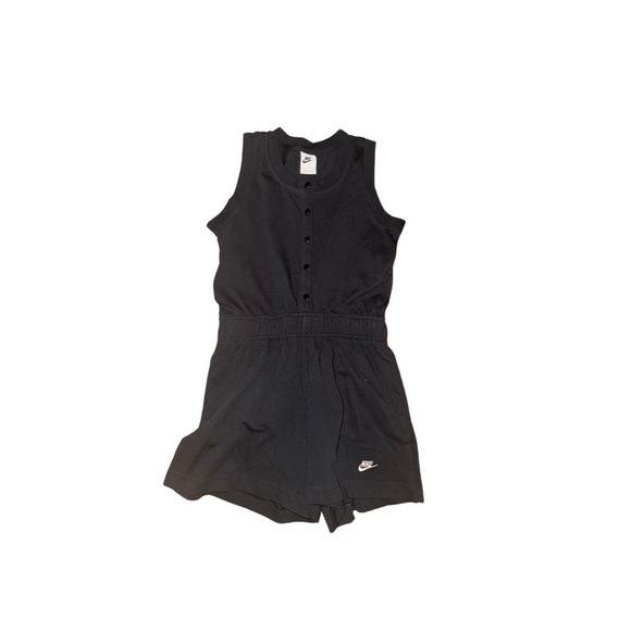 Nike GirlBlack Sleeveless Romper